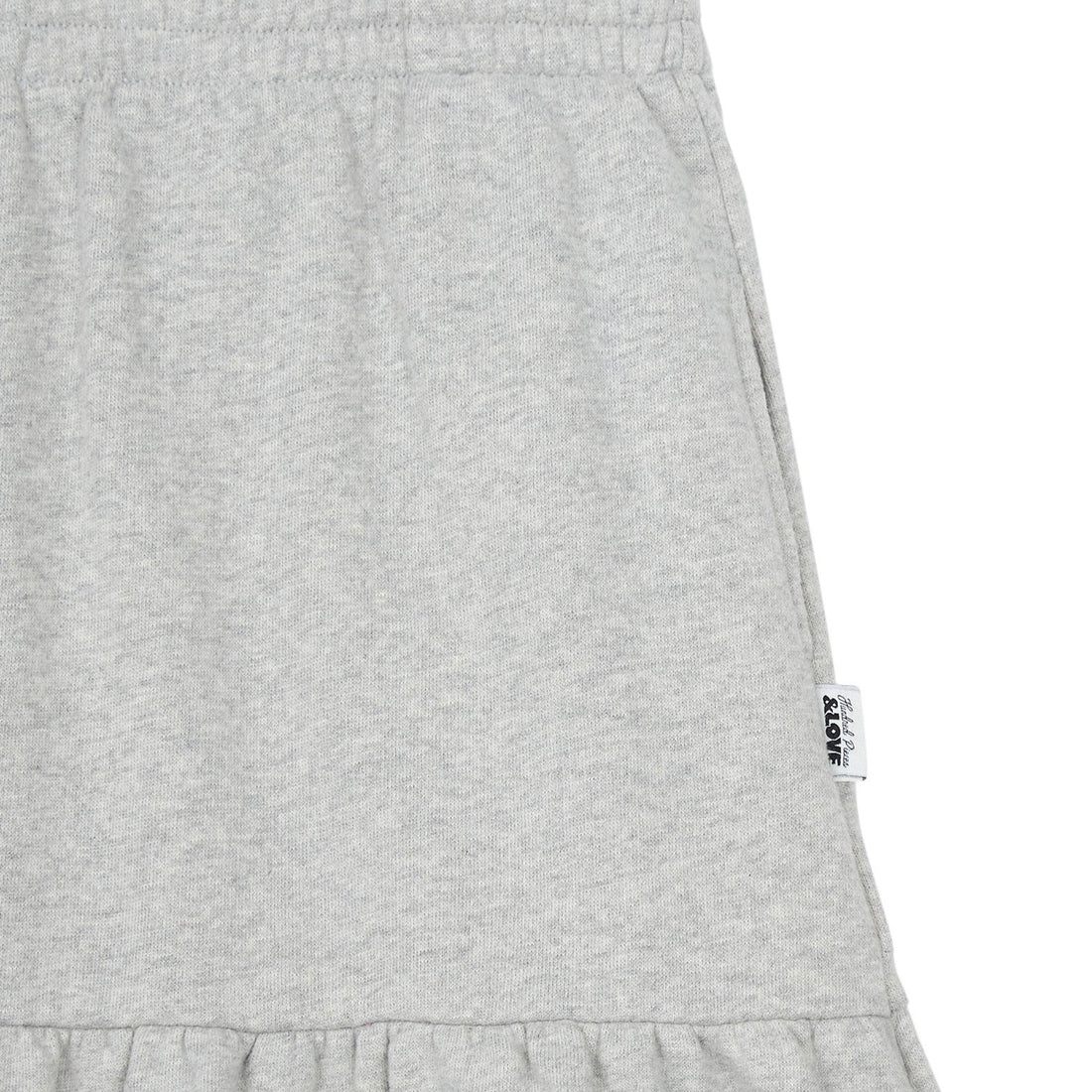 Hundred Pieces Heather Grey Organic Cotton Skirt