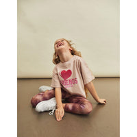 Hundred Pieces Aop Blur Burgundy Organic Cotton Blur Burgundy Legging