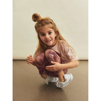 Hundred Pieces Aop Blur Burgundy Organic Cotton Blur Burgundy Legging