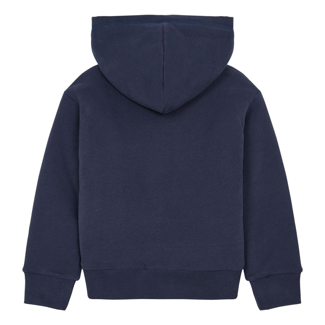 Hundred Pieces Navy Blue Organic Cotton Zipped Sweatshirt Sherpa Lined