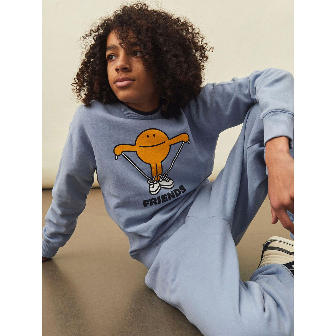 Hundred Pieces Cloud Blue Shobu X Hundred Prices Friends Sweatshirt