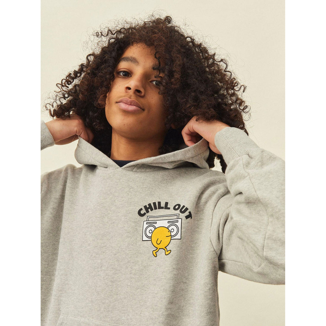 Hundred Pieces Grey Shobu X Hundred Pieces Chill Out Hoodie