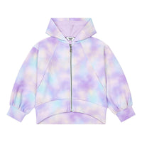 Hundred Pieces Zip-Up Tie-Dye Hoodie