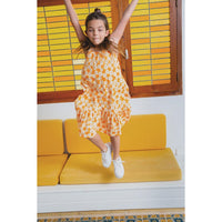 Hundred Pieces Retro Flower Maxi Dress