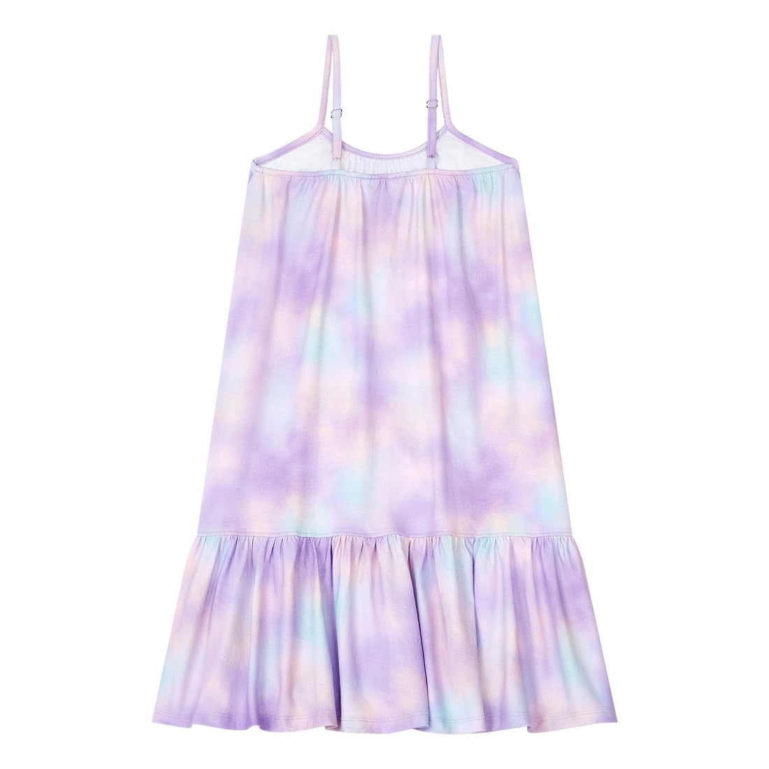 Hundred Pieces Frill Tie-Dye Maxi Dress