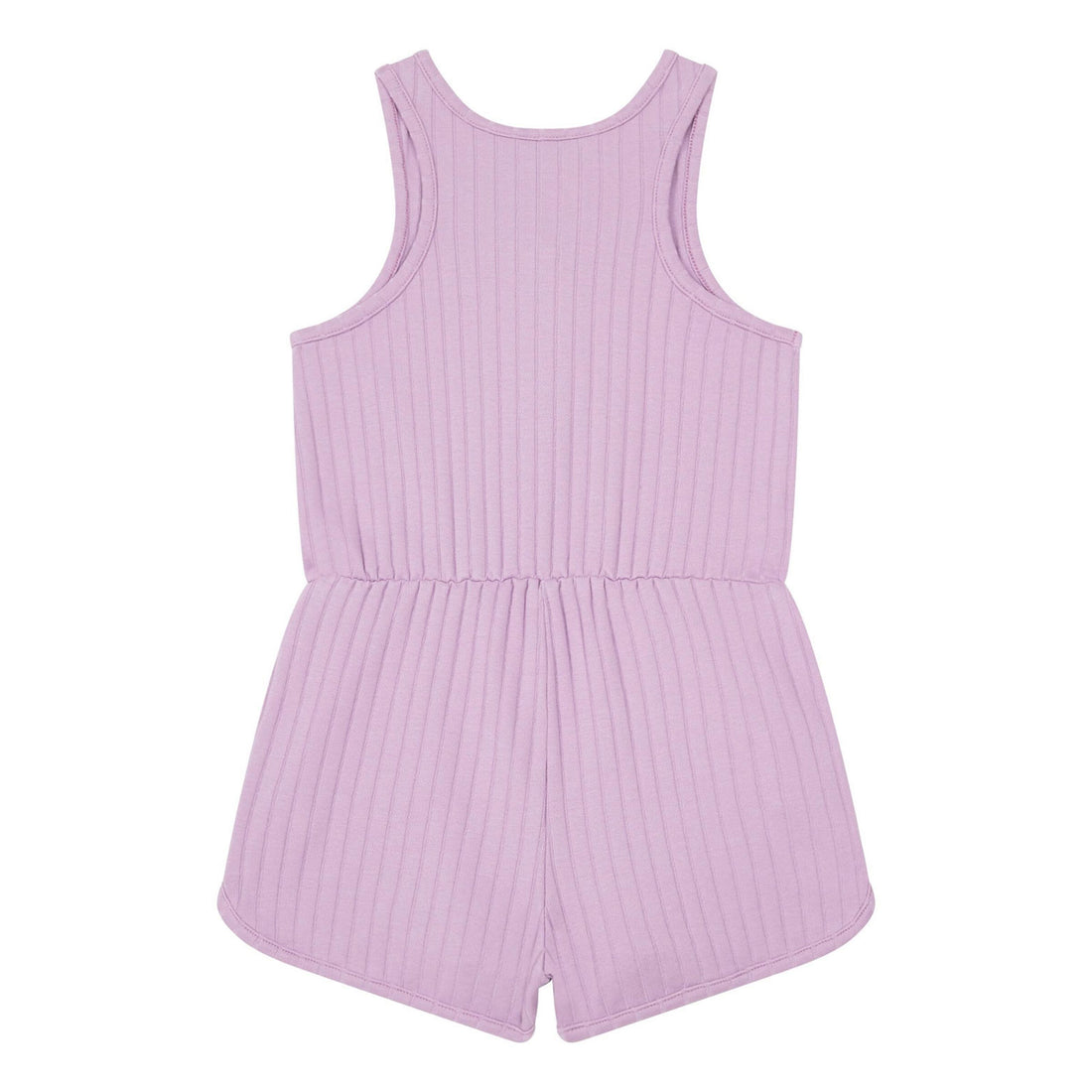 Hundred Pieces Mauve Ribbed Playsuit