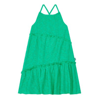 Hundred Pieces Green Long Flowy Dress