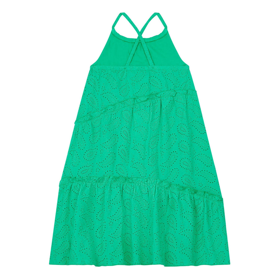 Hundred Pieces Green Long Flowy Dress