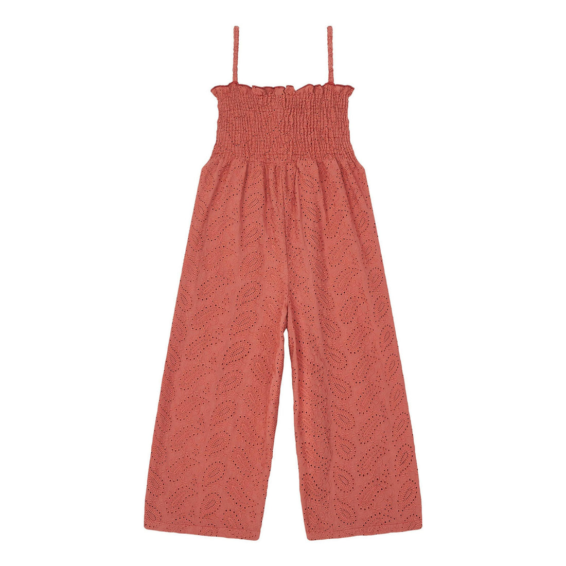 Hundred Pieces Flowy Tangerine Jumpsuit