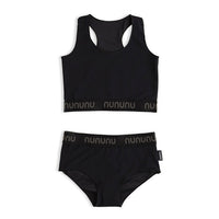 NUNUNU Black Sporty Bikini