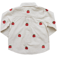 Pink Chicken Jack Shirt - Pumpkin Embroidery