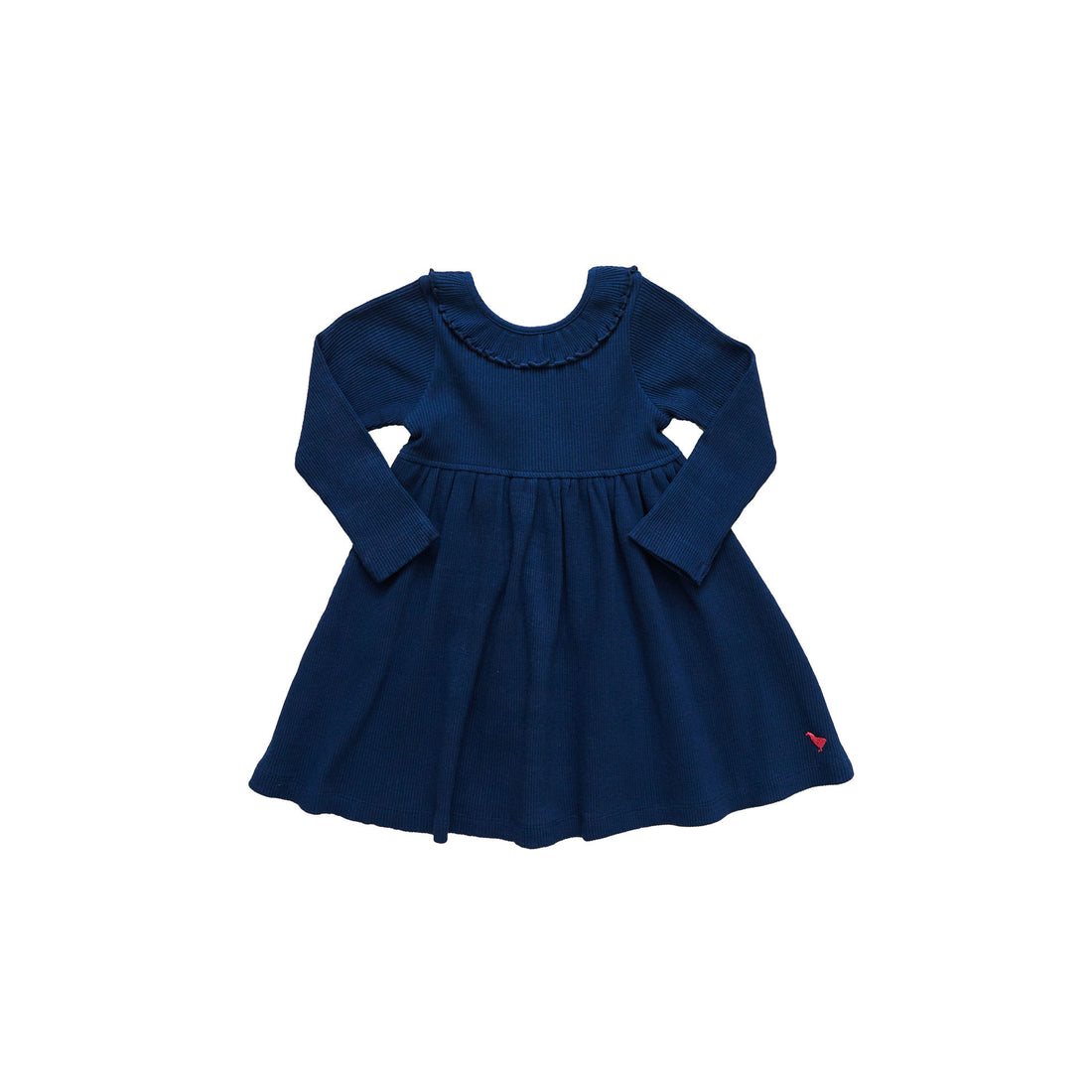 Pink Chicken Organic Princess Diana Rib Dress - Navy