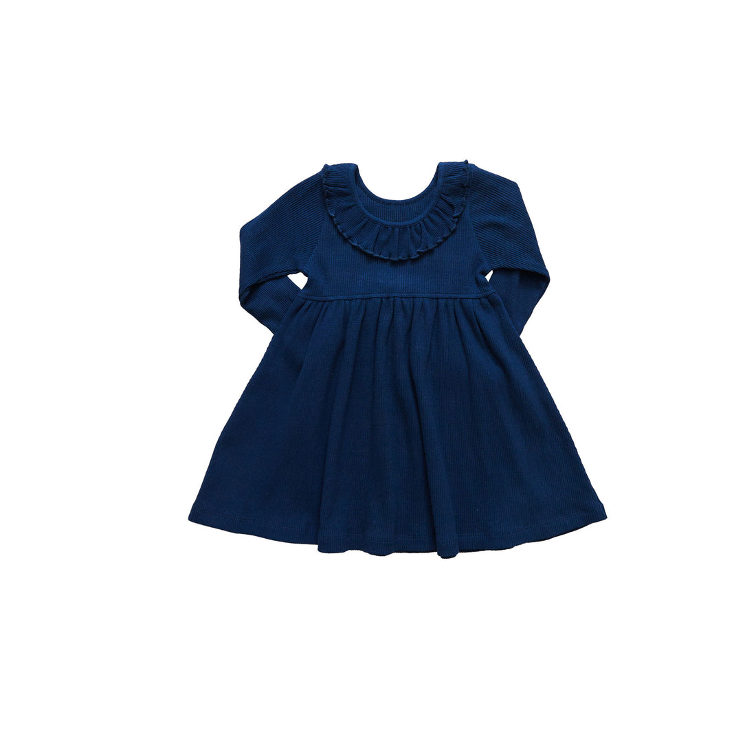 Pink Chicken Organic Princess Diana Rib Dress - Navy