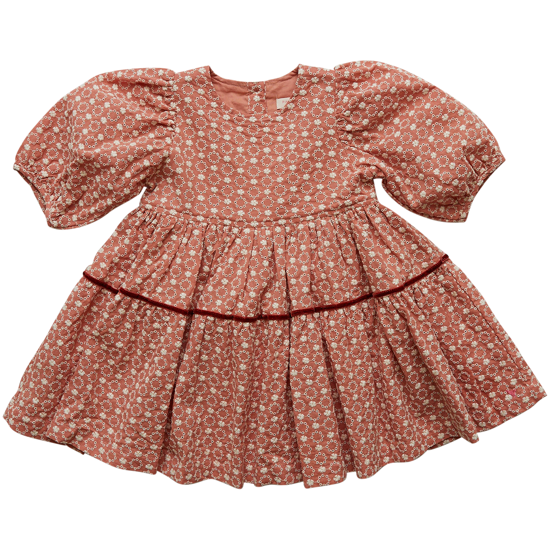 Pink Chicken Maribelle Dress - Daisy Eyelet