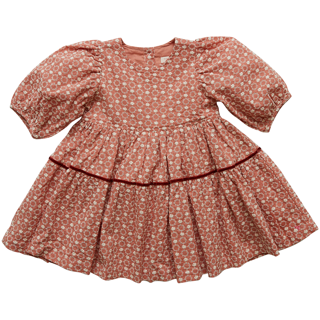 Pink Chicken Maribelle Dress - Daisy Eyelet