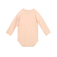 Little Hedonist Peach Bloom Baby Romper