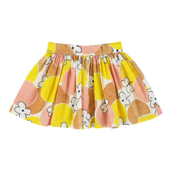 Morley Yellow Floral Ferrari Bubble Long Skirt
