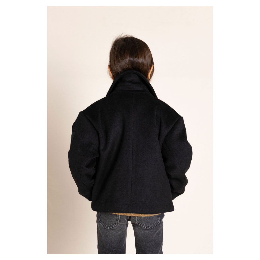 Finger in the Nose Fjord Black Pea Coat