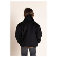 Finger in the Nose Fjord Black Pea Coat