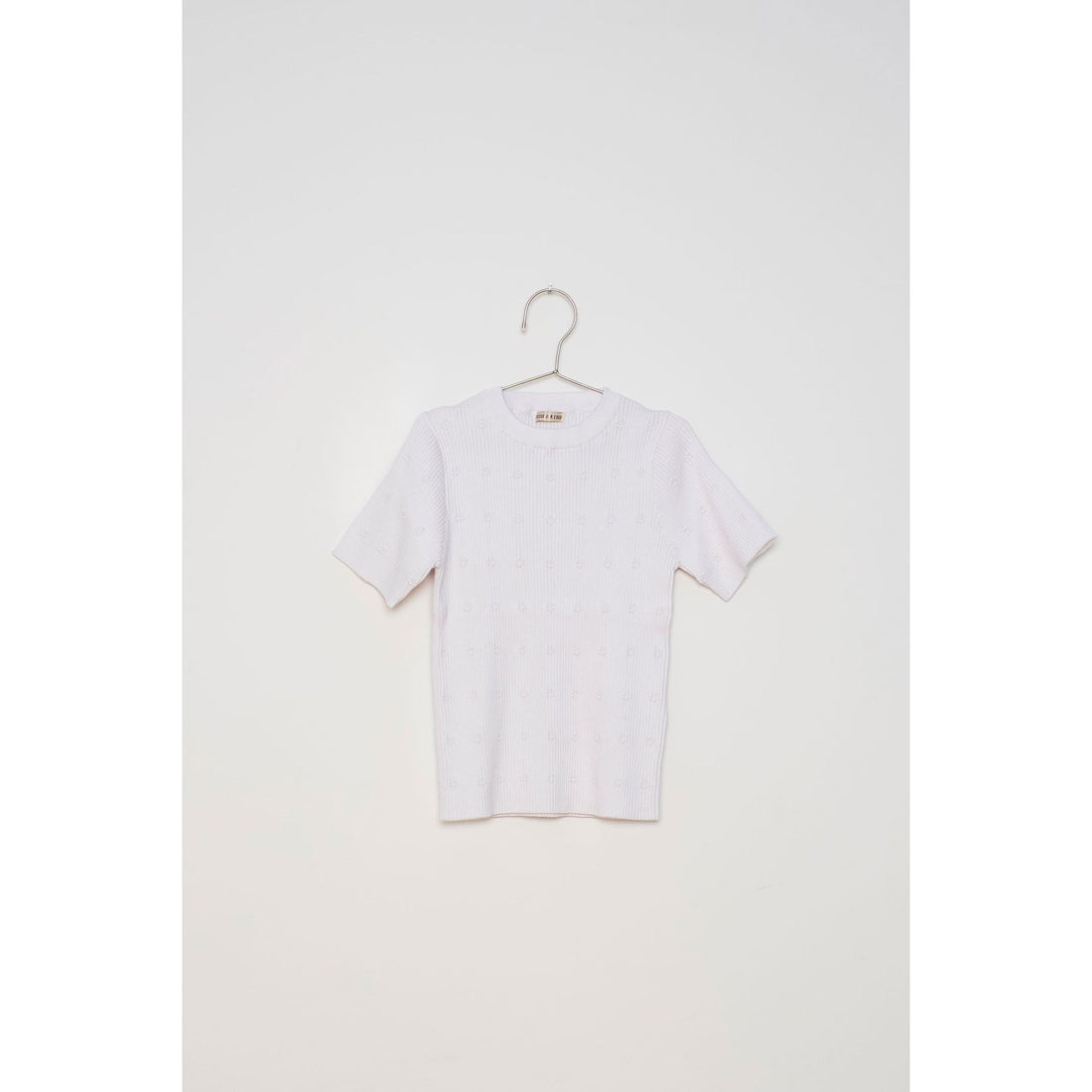 Fish and Kids Off White Basic Rib Top