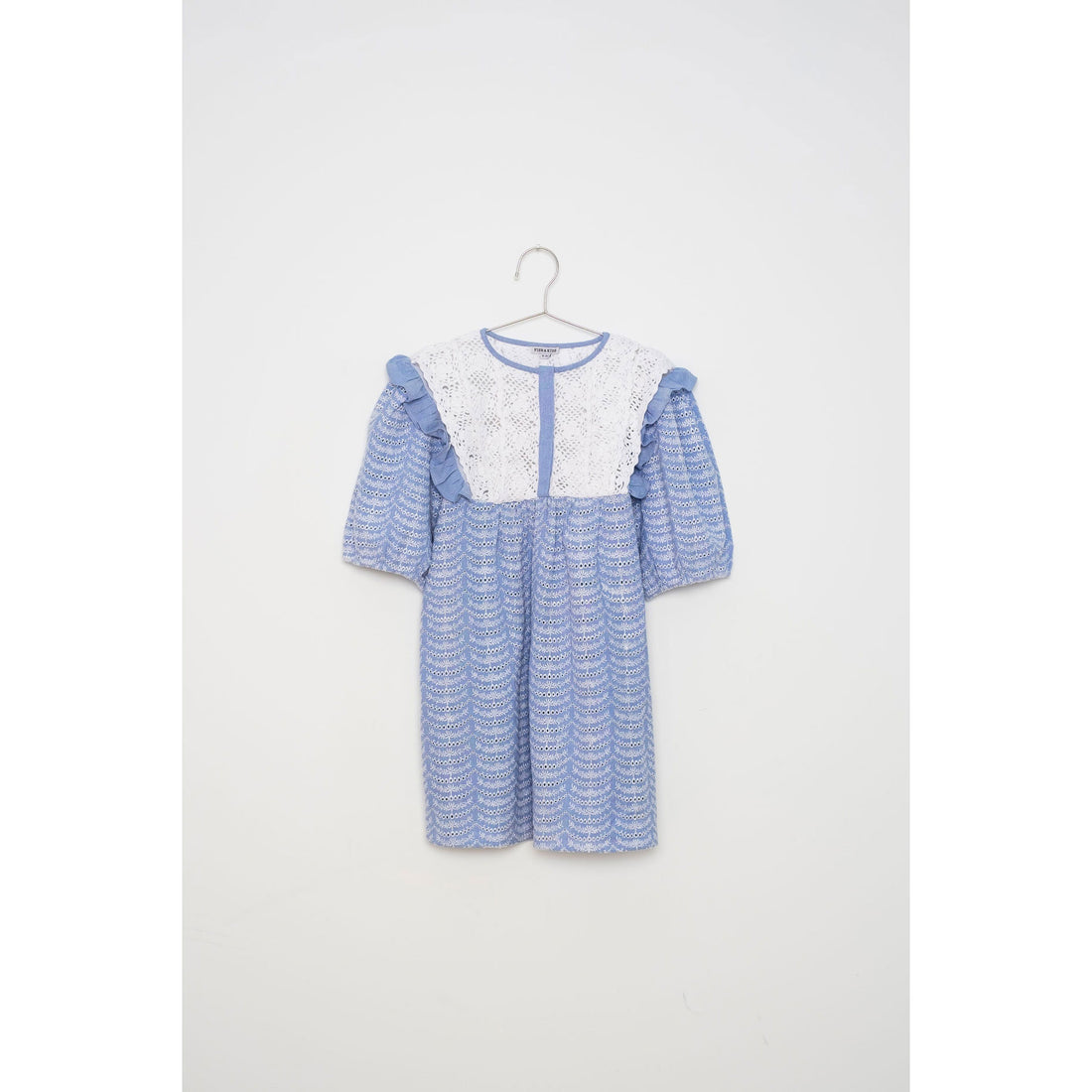 Fish and Kids Blue Guipure Dress
