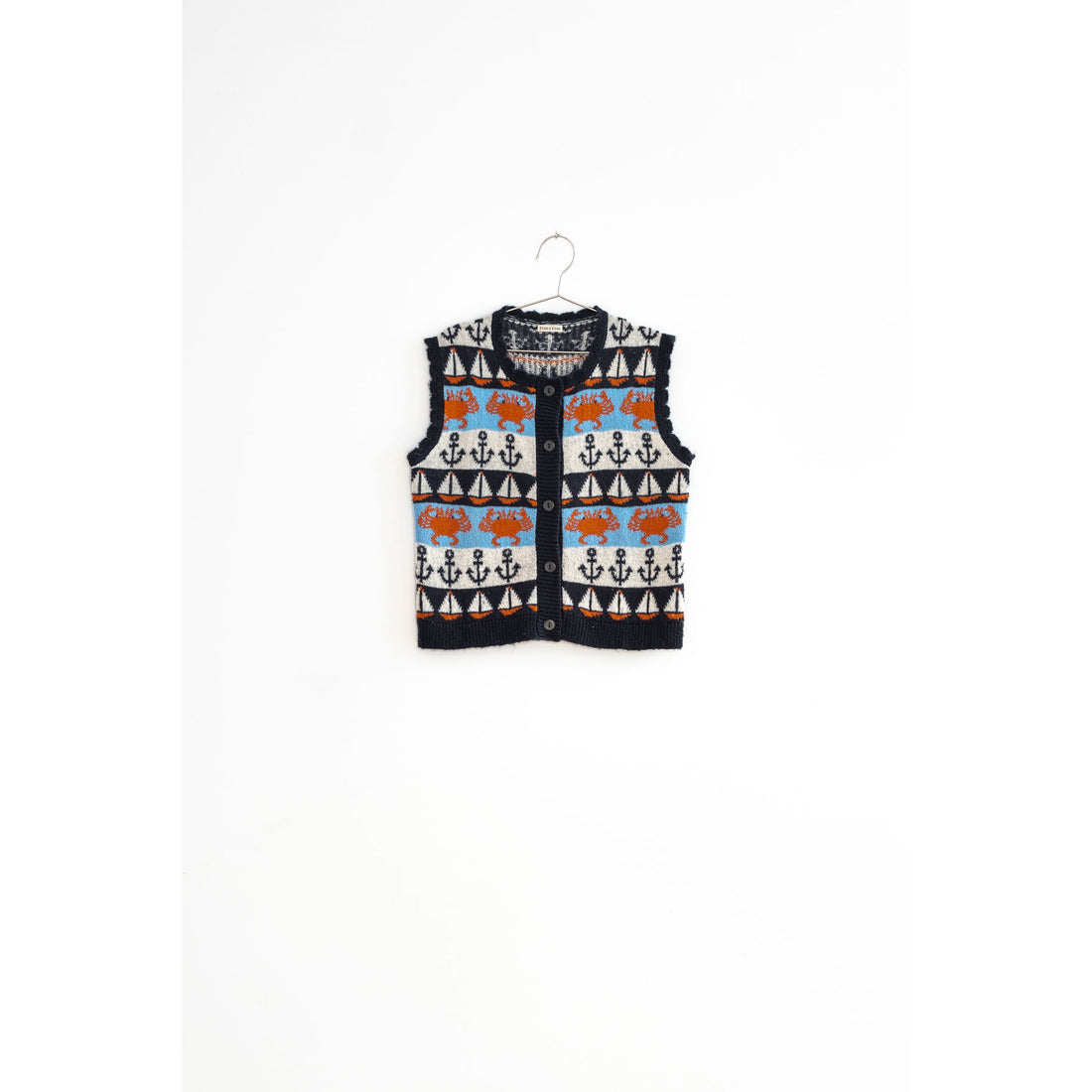 Fish and Kids Sailor Knitted Gilet