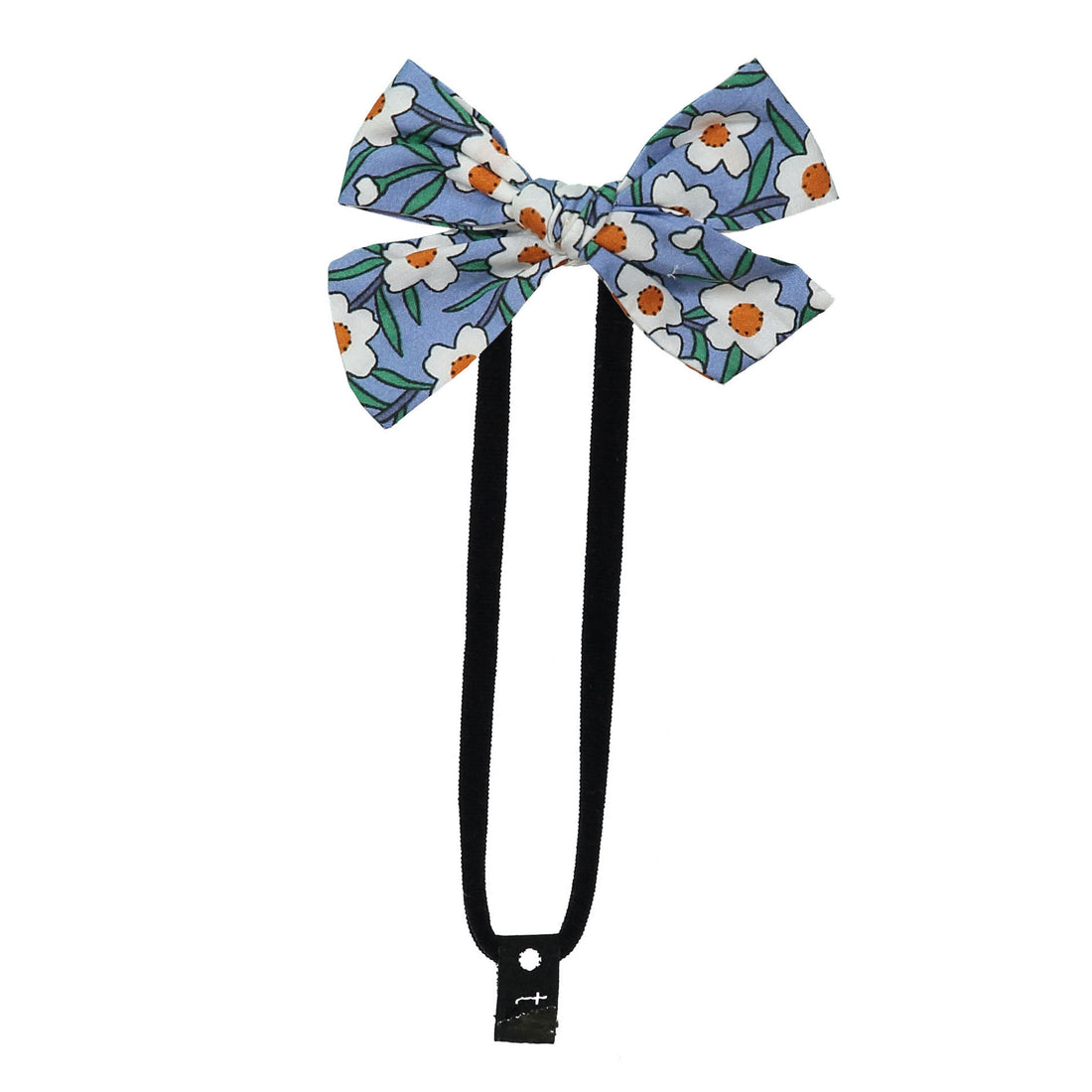 Knot Hairbands Powder Blue Print Floral Bow Band