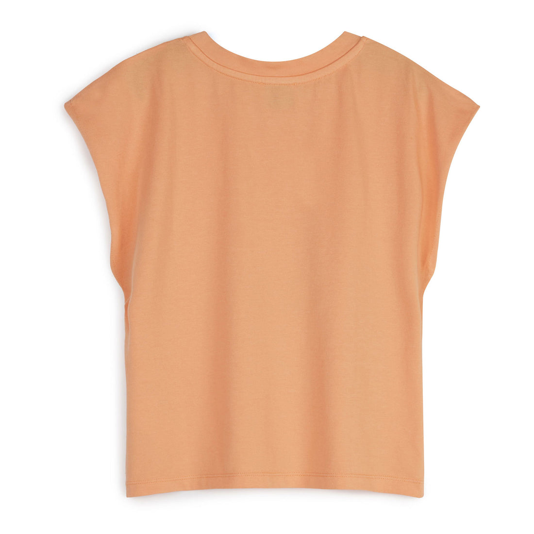Wolf and Rita Art Tv Peach Flor Tee