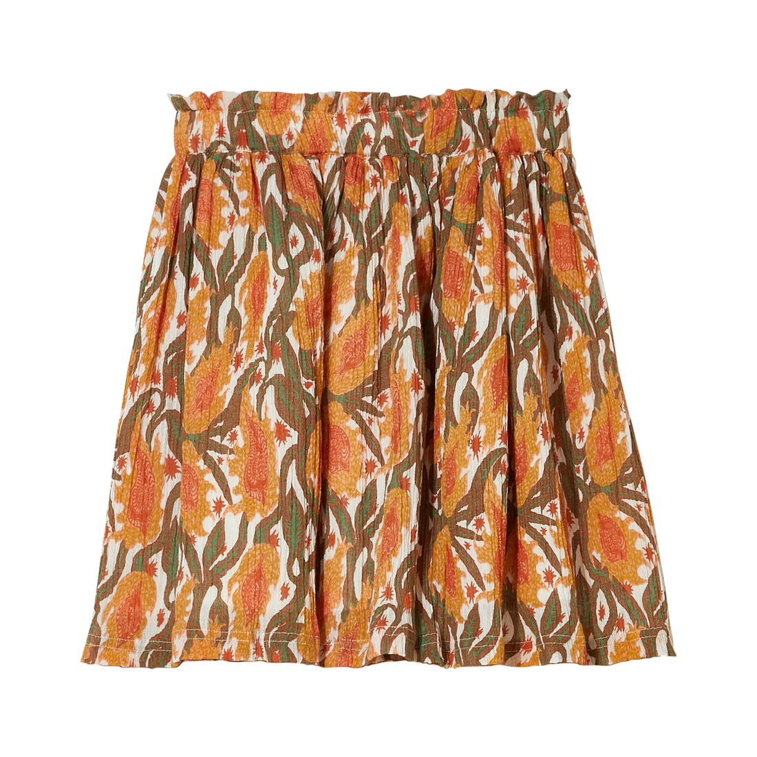Finger in the Nose Peach Iris Short Skirt