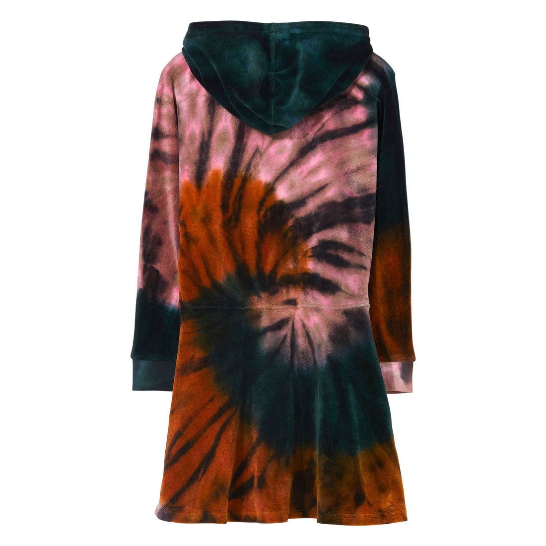 Finger in the Nose Winter Parma Tie Dye Hooded Dress