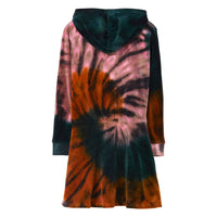 Finger in the Nose Winter Parma Tie Dye Hooded Dress