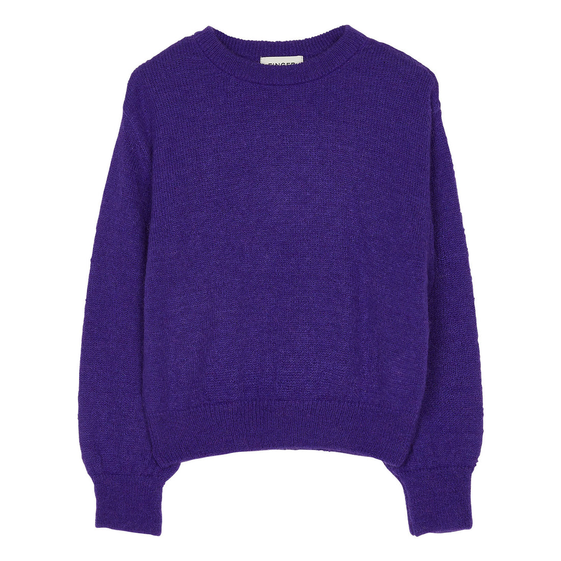 Finger in the Nose Fonda Dark Purple Round Neck Jumper