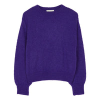Finger in the Nose Fonda Dark Purple Round Neck Jumper