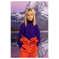 Finger in the Nose Fonda Dark Purple Round Neck Jumper