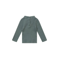Caramel Spruce Navy Stripe Forgo Baby T-Shirt