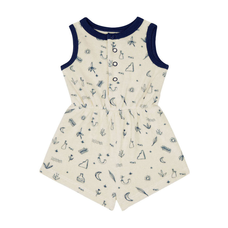 The New Society  All The Things Print Francis Baby Romper
