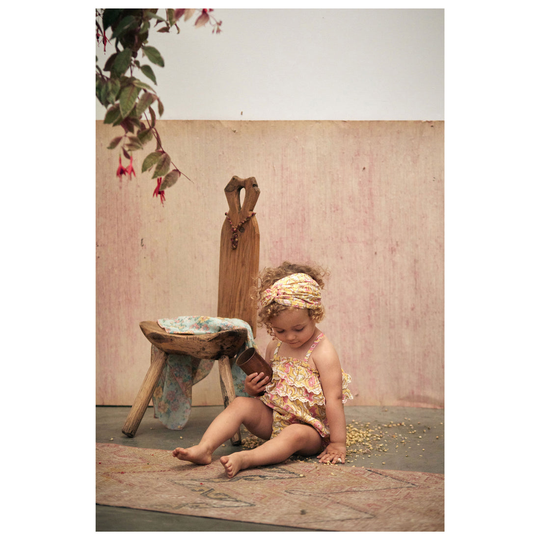 Louise Misha  Lemon Patchouli Spring Kumal Romper