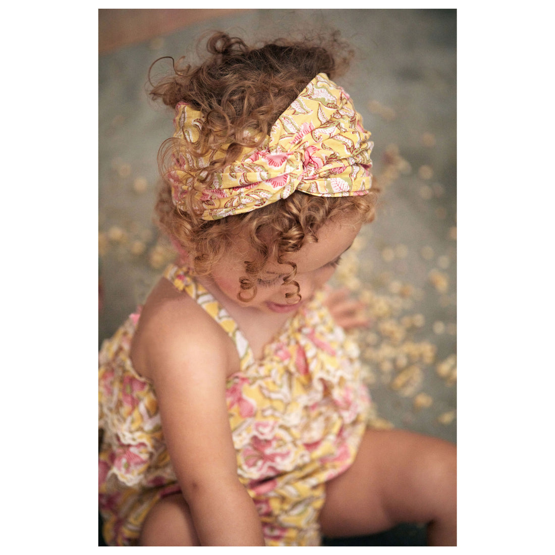 Louise Misha  Lemon Patchouli Spring Kumal Romper