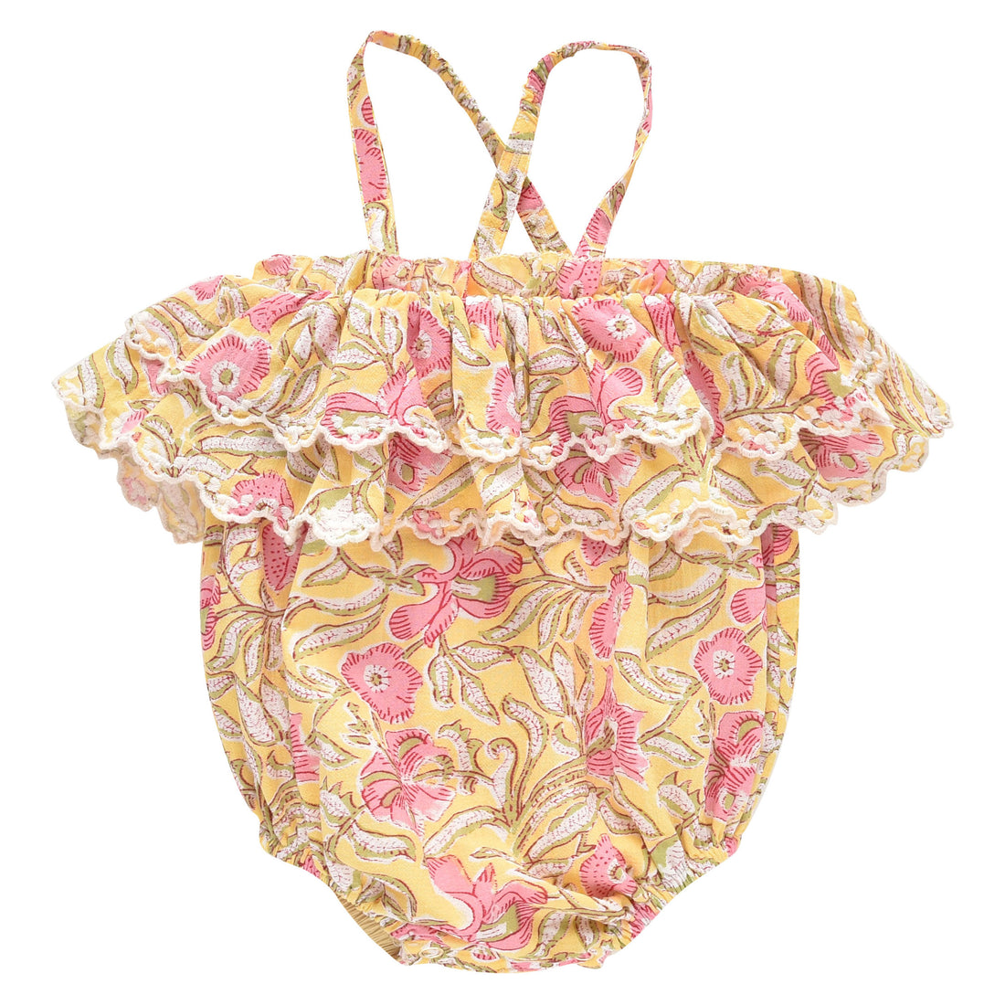 Louise Misha  Lemon Patchouli Spring Kumal Romper