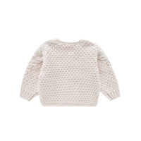 Louise Misha Cream Acacia Baby Sweater