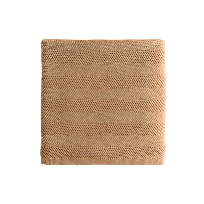 Hvid Ochre Freddie Blanket