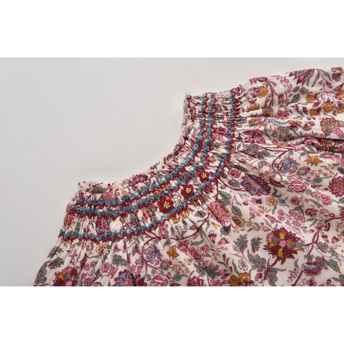 Louise Misha Cream Savage Garden Electra Baby Blouse