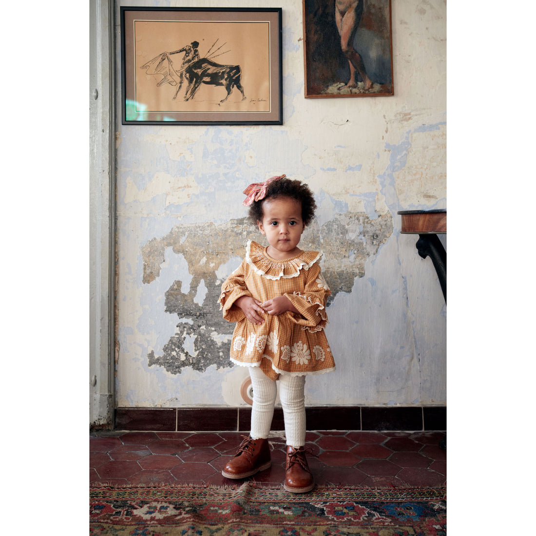 Louise Misha Cinnamon India Romper