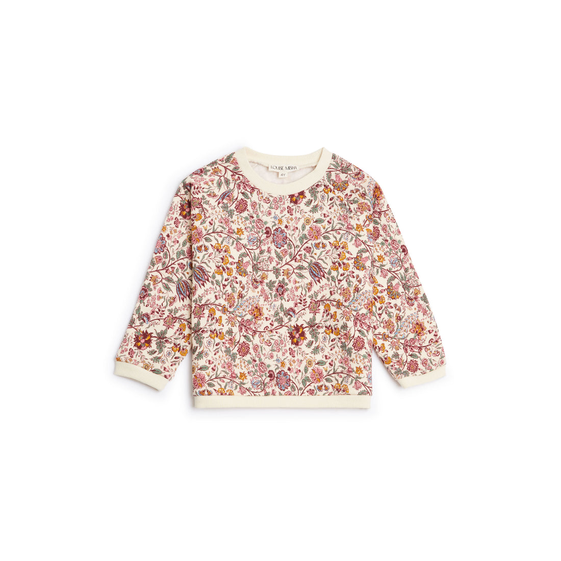 Louise Misha Cream Savage Garden Kyra Baby Sweatshirt