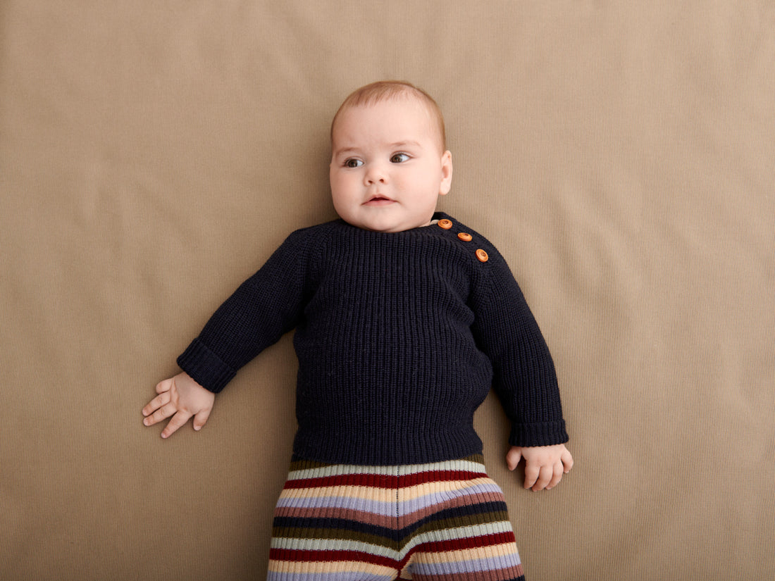 FUB Baby Rib Leggings - Multi Stripe