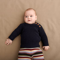 FUB Baby Rib Leggings - Multi Stripe