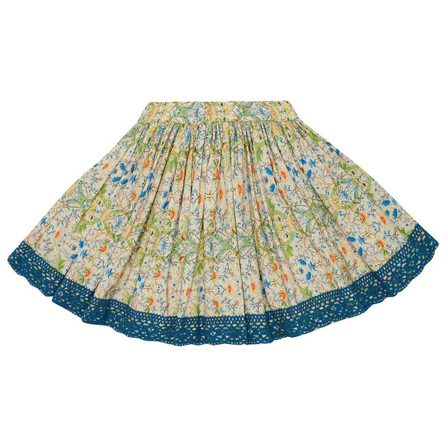 The Middle Daughter Arts and Crafts Floral Full Swing Skirt