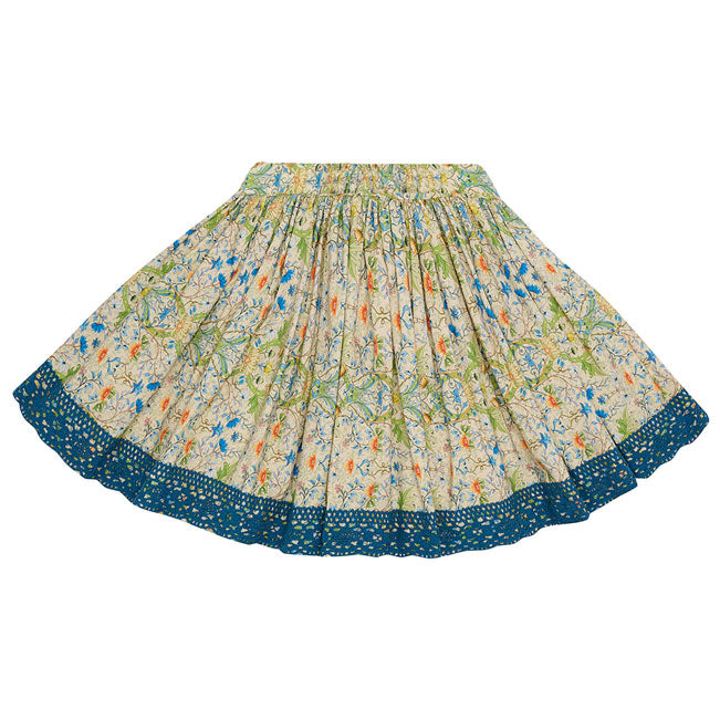 The Middle Daughter Arts and Crafts Floral Full Swing Skirt