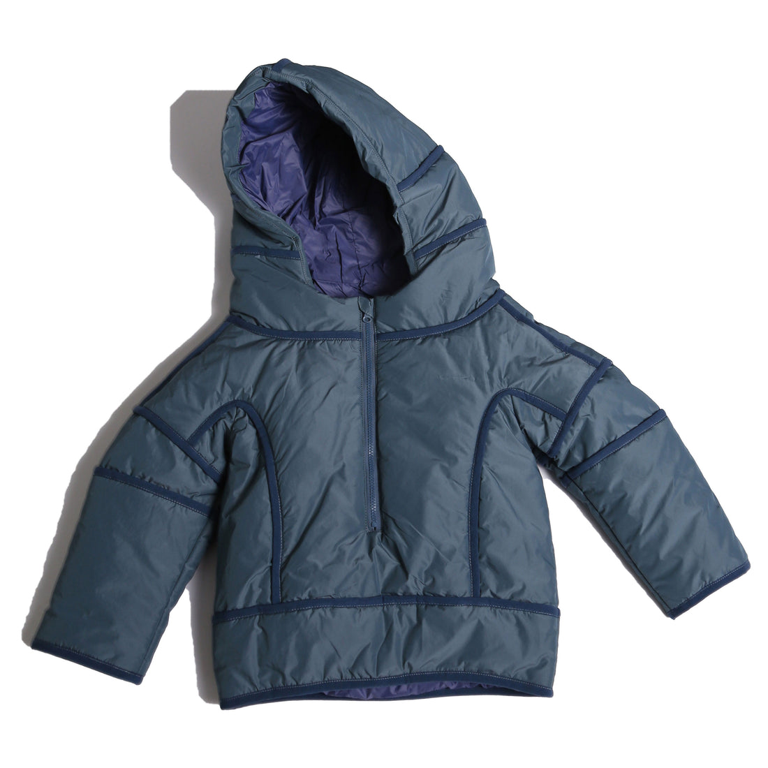 Tia Cibani River Faceted Seams Hoodie Jacket