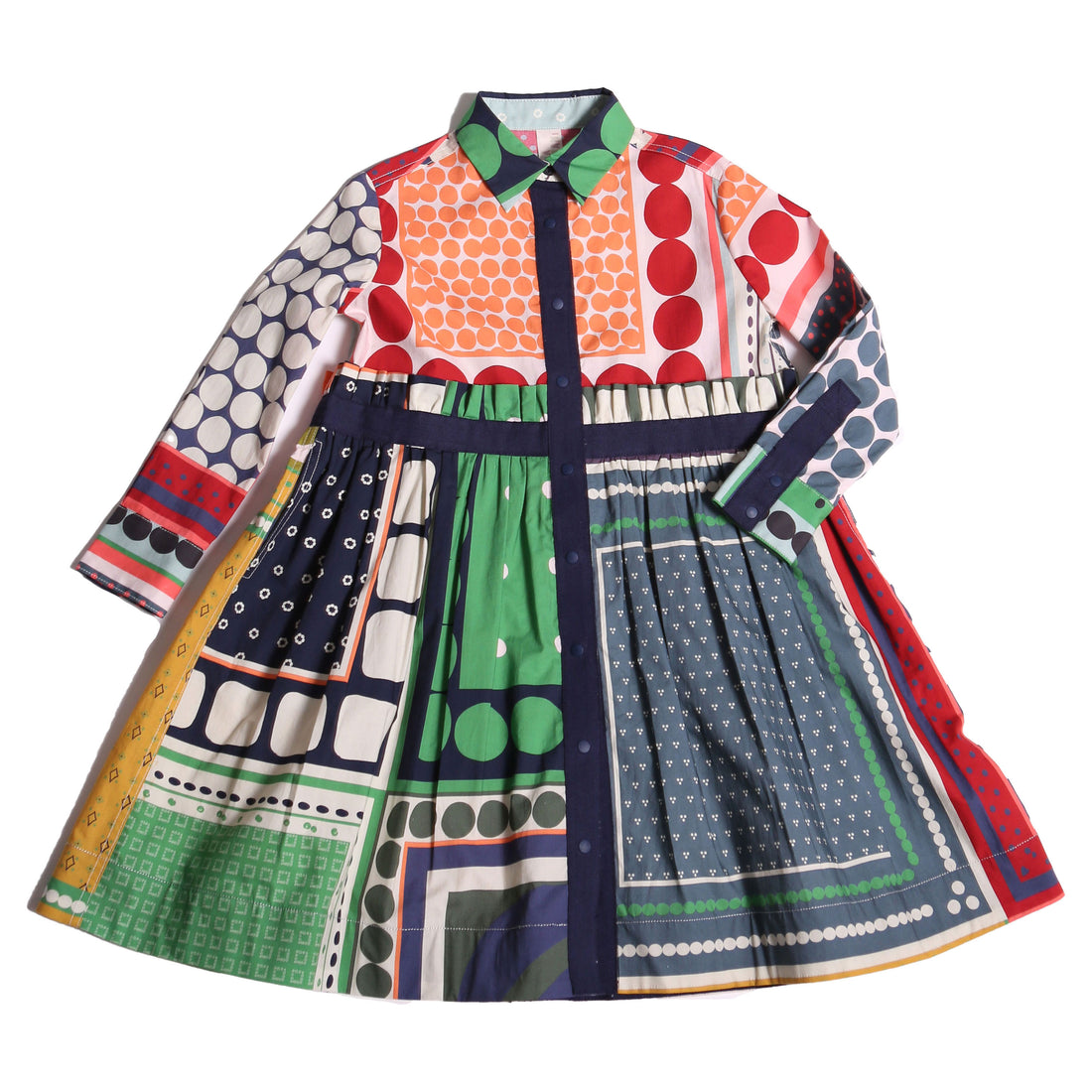 Tia Cibani Bandana Newburgh Ruffled Frock